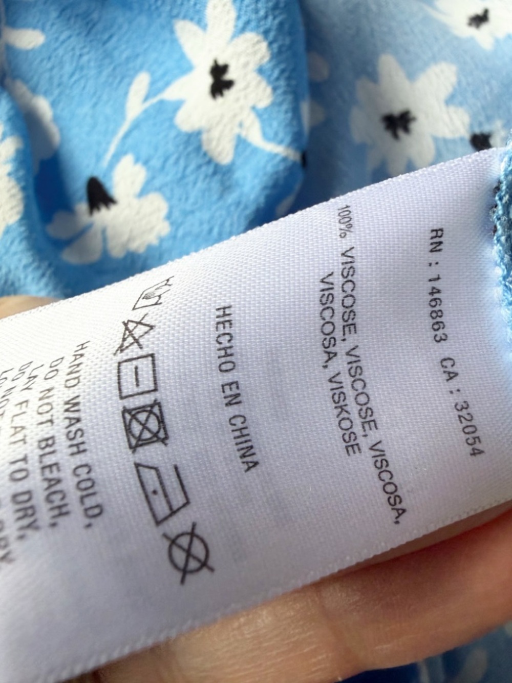 Mare Mare X Anthropologie Lynda Maxi Floral Blue White Dress, small - Picture 5 of 7